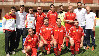 España se cuelga el bronce tras ganar en los penaltis a Inglaterra en fútbol para ciegos