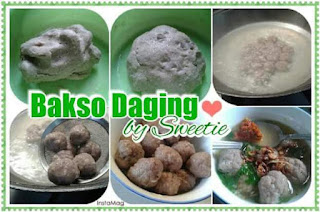 Cara Membuat Bakso Daging Sapi Kenyal