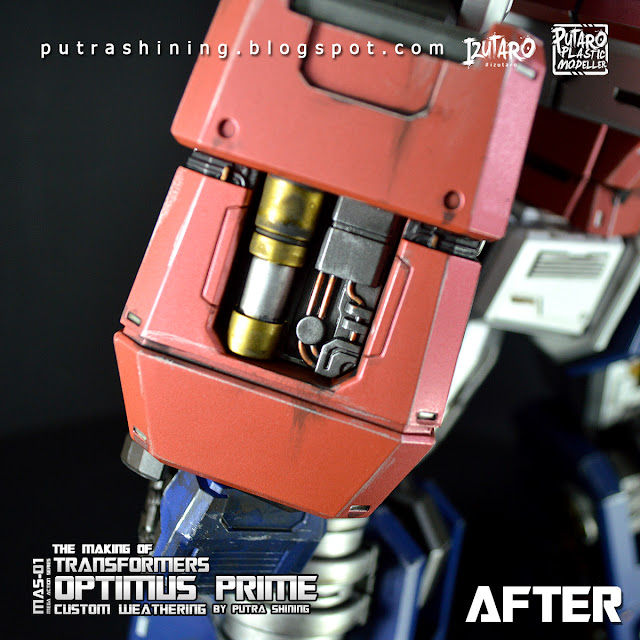 The Making Of Transformers Optimus Prime | MAS-01 Mega Action Series 18" | Customize Weathering by Putra Shining