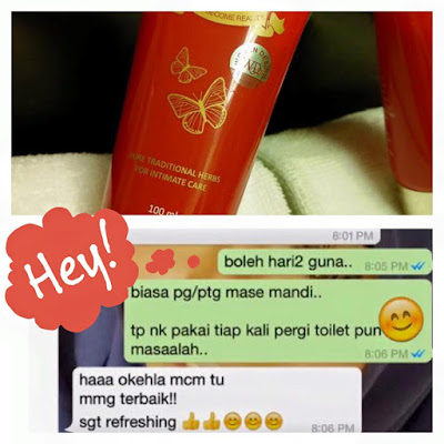 TESTIMONI PENGGUNA WOMEN DESIRE V HYGINE FEMININE WASH 