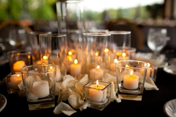 Simple Wedding Reception Table Decorations