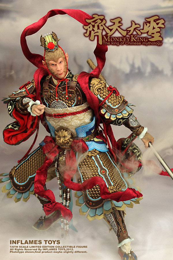 Toyhaven Inflames Toys 1 6th Scale 齊天大圣 The Monkey King Limited Edition 12 Inch Collectible Figure Toyhaven Inflames Toys 1 6th Scale 齊天大圣 The Monkey King Limited Edition 12 Inch Collectible Figure