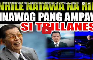 ENRILE TINAWAG NA AMPAW ANG GINAWANG KATANGAHAN NI TRILLANES 