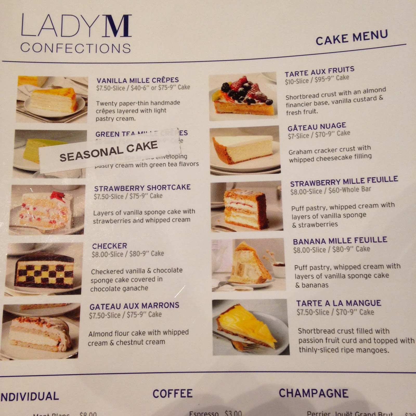 tables paper for Square) Singapore Confections FoodieFC: (Marina Lady M