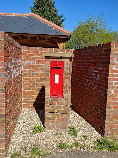 Photograph of Wall box VR at the junction of Roestock Lane and Bullens Green Lane, Roestock Image from the North Mymms History Project released under Creative Commons