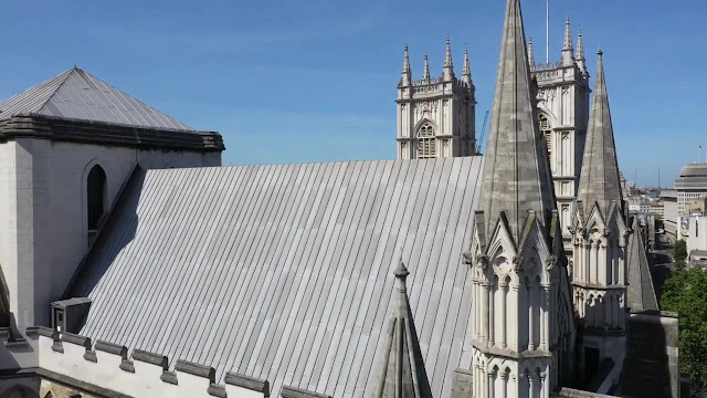 Westminster Abbey Aerial View