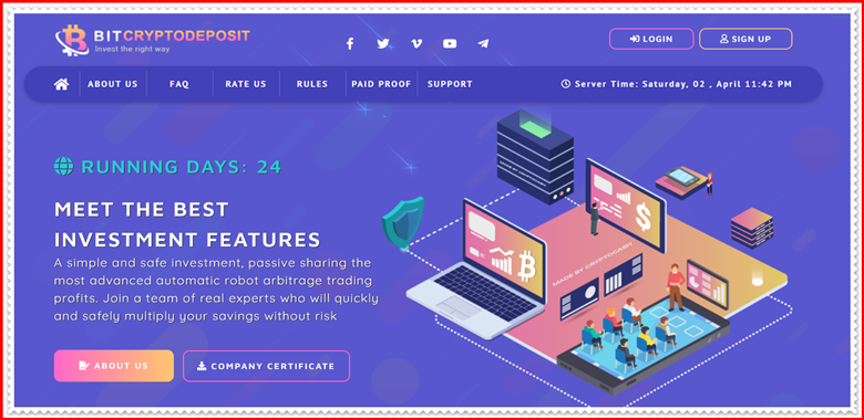 [Мошенники] bitcryptodeposit.com – Отзывы, развод, лохотрон?