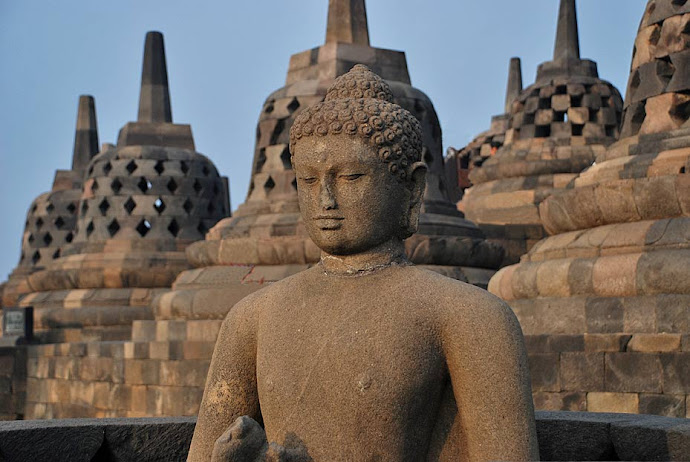 Estatua de Buda de cerca