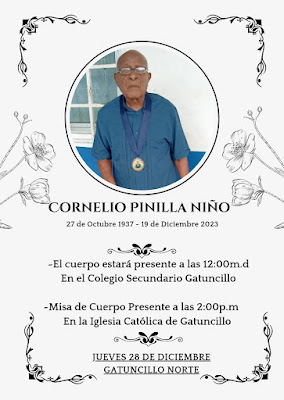 Maestro Cornelio Pinilla Niño