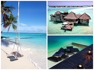 maldives collage honeymoon destination traveling