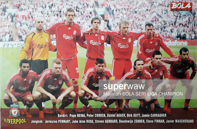 LIVERPOOL TEAM SQUAD 2006