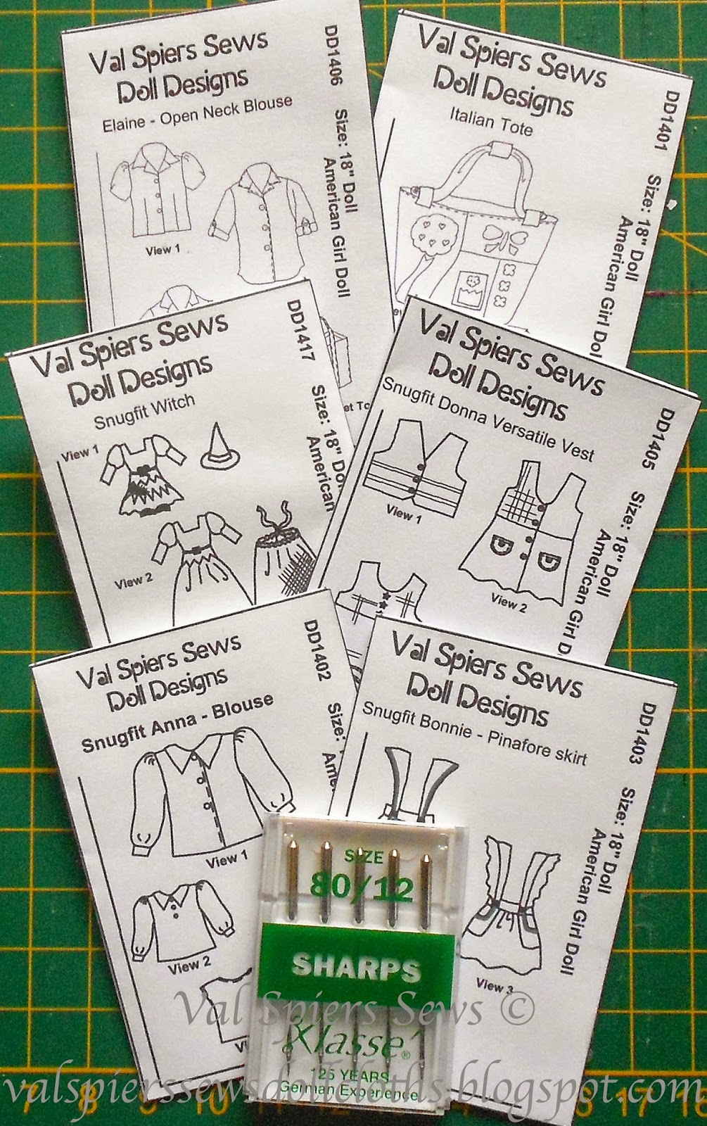 Doll Clothes Patterns by Valspierssews: Free Doll Size ...