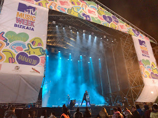 Concierto en Herriko Plaza con motivo de los premios MTV