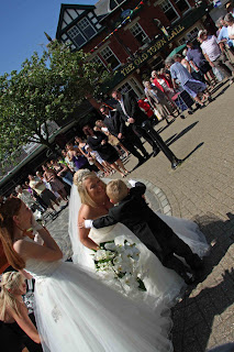 Chris & Claire's "Burnt Orange, Black & White" Wedding Day at St Chad's & Twelve in Thornton.