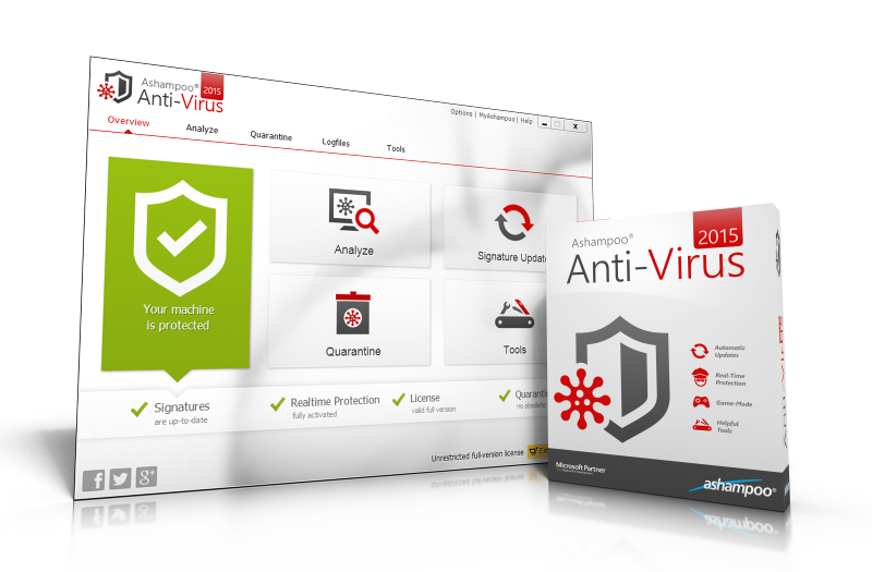 Ashampoo Antivirus 2015 Full Türkçe İndir