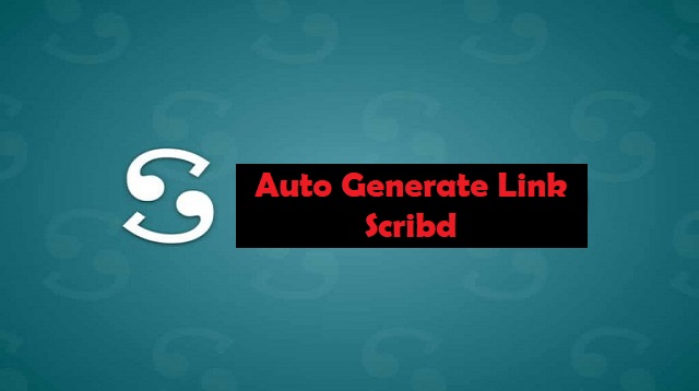 Auto Generate Link Scribd