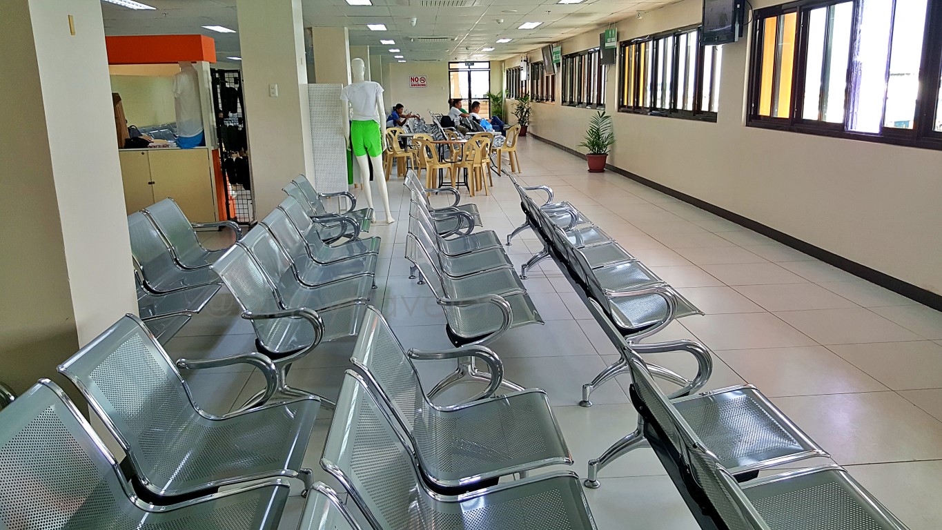 second floor waiting lounge at the Passenger Terminal of Tagbilaran Seaport, Bohol