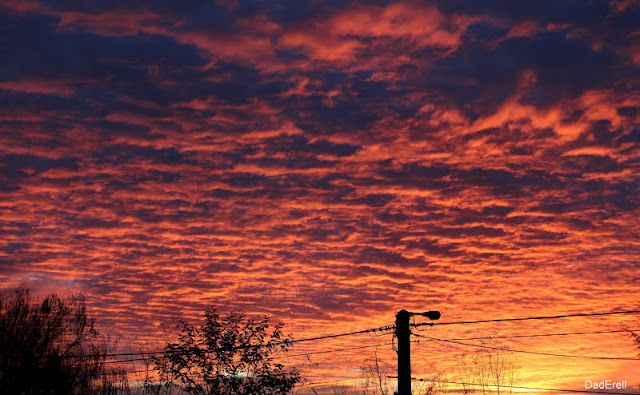 Ciel d'un matin d'hiver