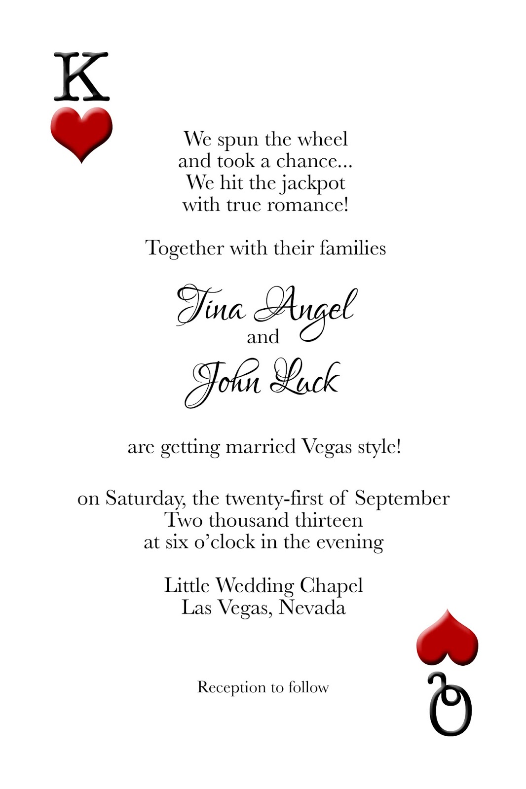 Las Vegas Custom Wedding Invitation Design Email Tsahdesignsyahoo