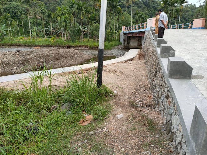 Rusak Akibat Bencana Alam, Kini Jembatan Lubuak Landua Koto Mambang Nagari KKS Selesai Diperbaiki