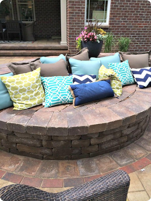 paver bench