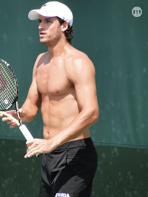 Feliciano Lopez Shirtless at Miami Open 2010