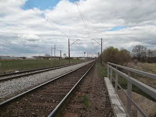 Most kolejowy nad rzeką Topór