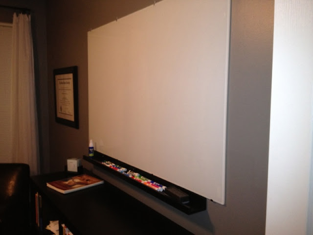 NOT Expensive Glass Whiteboard