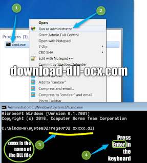 register QuickConverter.dll by command: regsvr32 QuickConverter.dll