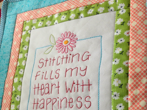 Embroidered Words of Inspiration Swap 2014