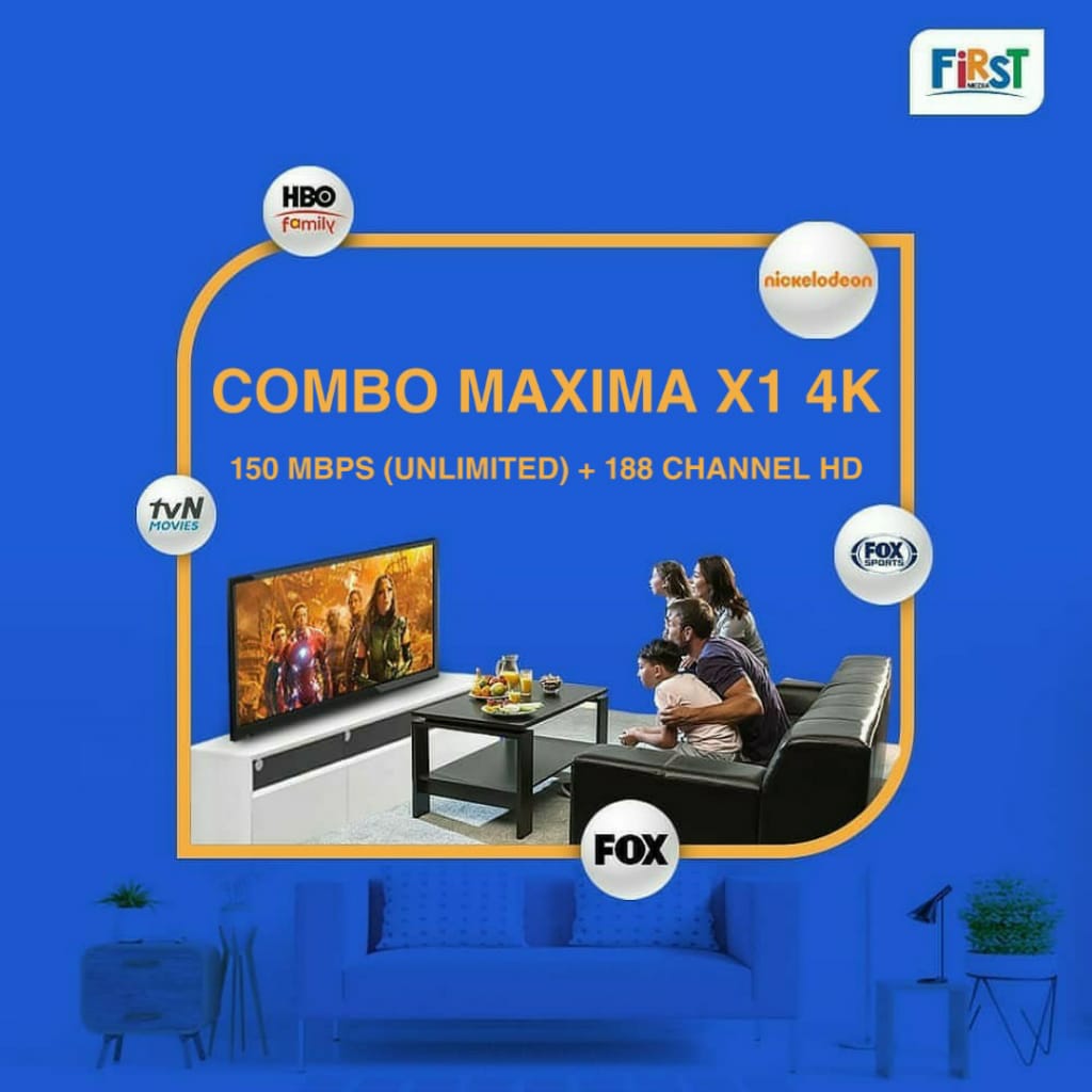  Paket  Combo MAXIMA X1 4K