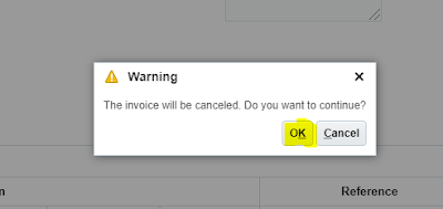 How to cancel an Invoice in oracle Payables