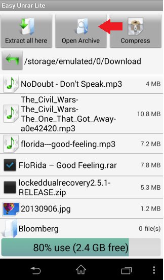 एंड्राइड में RAR फाइल कैसे ओपन करें 