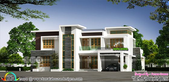 Contemporary residence box type 2931 sq-ft