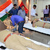 कानपुर : पुलिस लाइन में आयोजित रक्तदान शिविर में डीएम, एसएसपी, एसपी ट्रैफिक समेत कई पुलिसकर्मियों ने किया रक्तदान - UP SANDESH