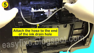 How to modify the waste ink reservoir on an Epson ET-4500 - 05