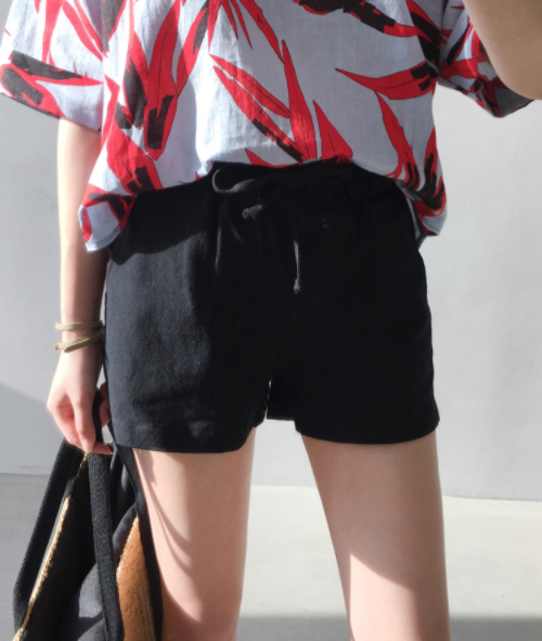 Drawstring Waist Shorts