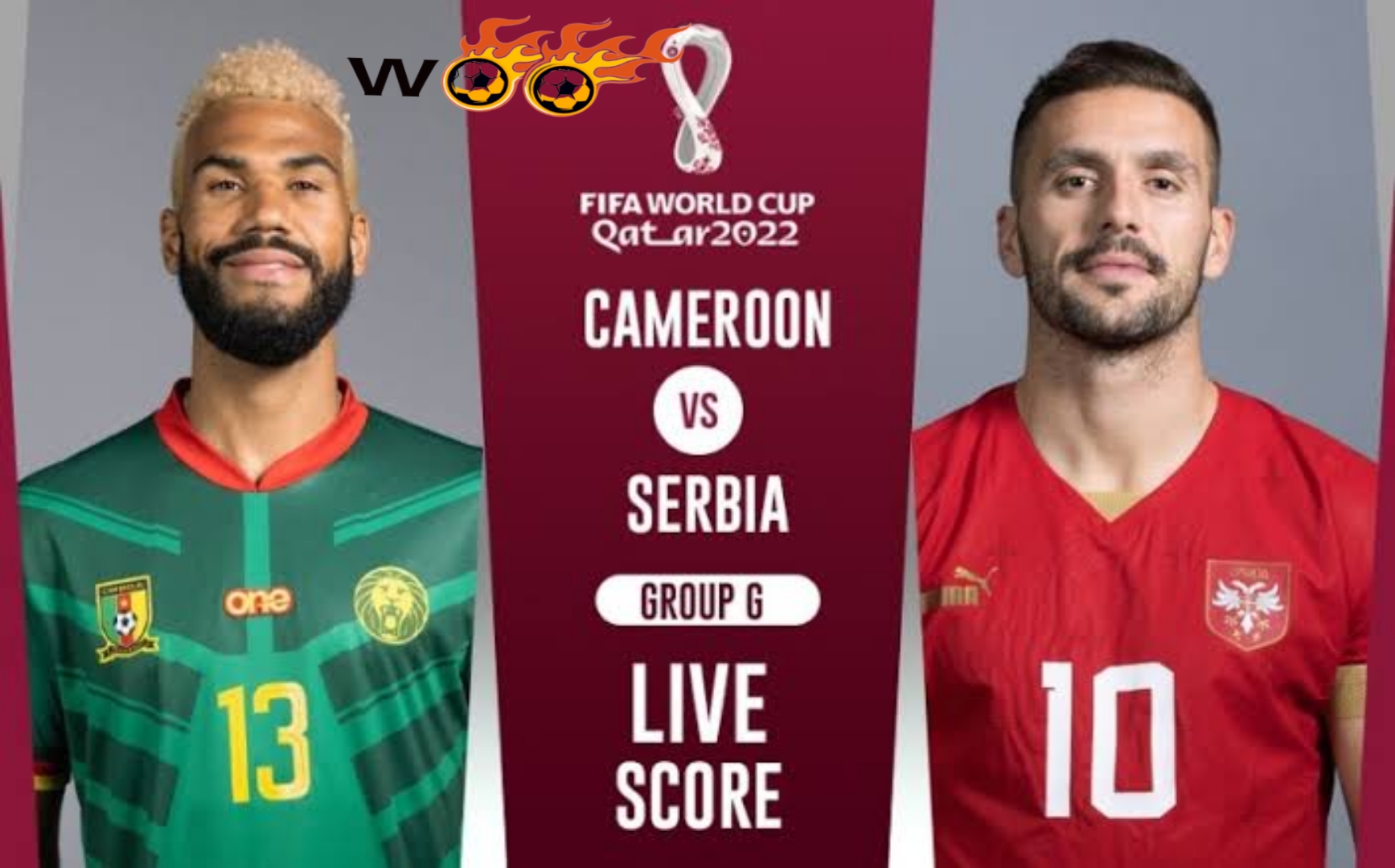 2022 World Cup Cameroon-Serbia Match Monday 11-28 Watch Dates