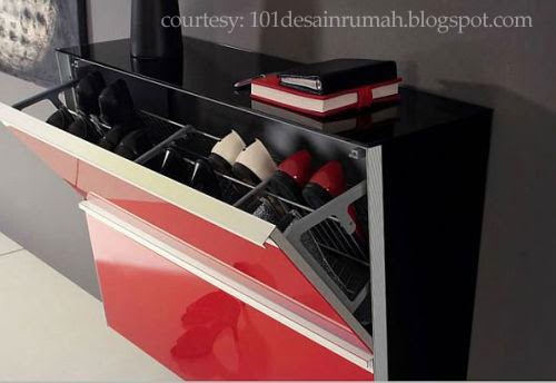 Desain Rumah Ideal 15 Desain Rak  Sepatu  Unik  dan Minimalis