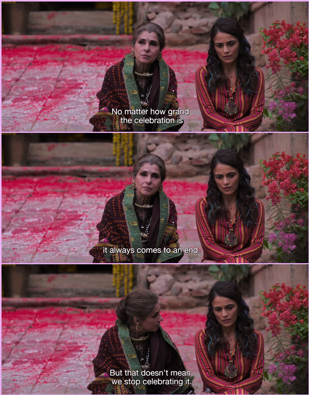 Saas Bahu Aur Flamingo TV Series Quotes (Radhika Madan and Dimple Kapadia)