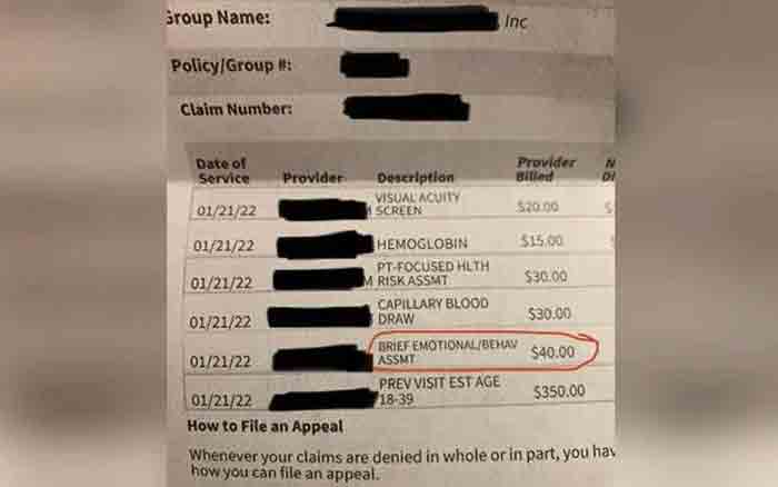 US Woman Shocked After Being Charged $40 'For Crying' During Doctor's Visit, Washington, News, Doctor, Patient, Twitter, Complaint, World