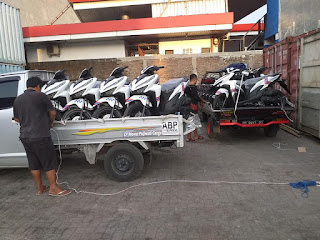 pengiriman motor makassar