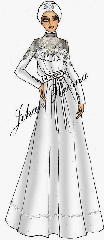  Jihan  Husna  Fashion Designer Desain  Abaya Party DS PL 36