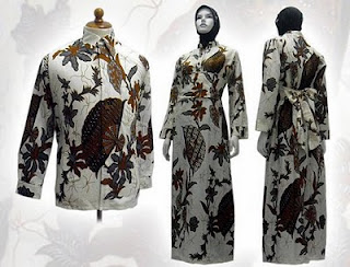 gamis batik muslimah