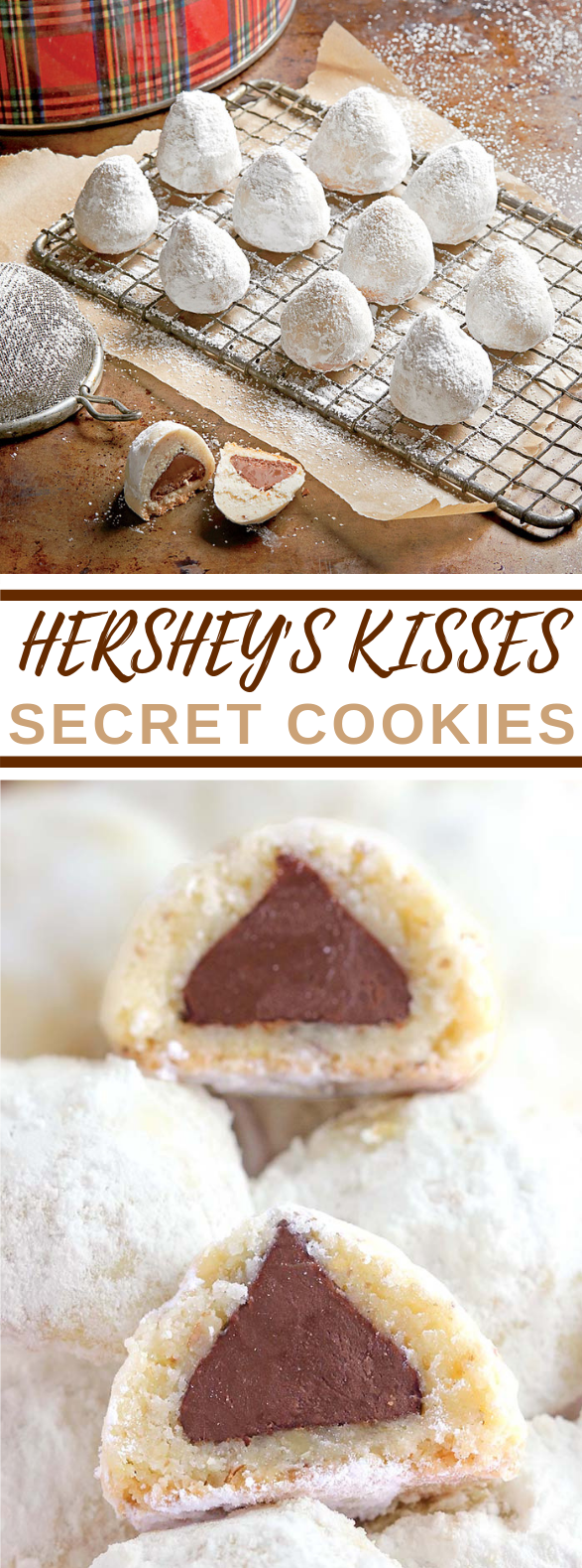 Hershey’s Secret Kisses Cookies #desserts #valentineday