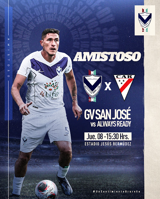 Venta de Entradas Gualberto Villarroel San Jose vs Always Ready, Amistoso