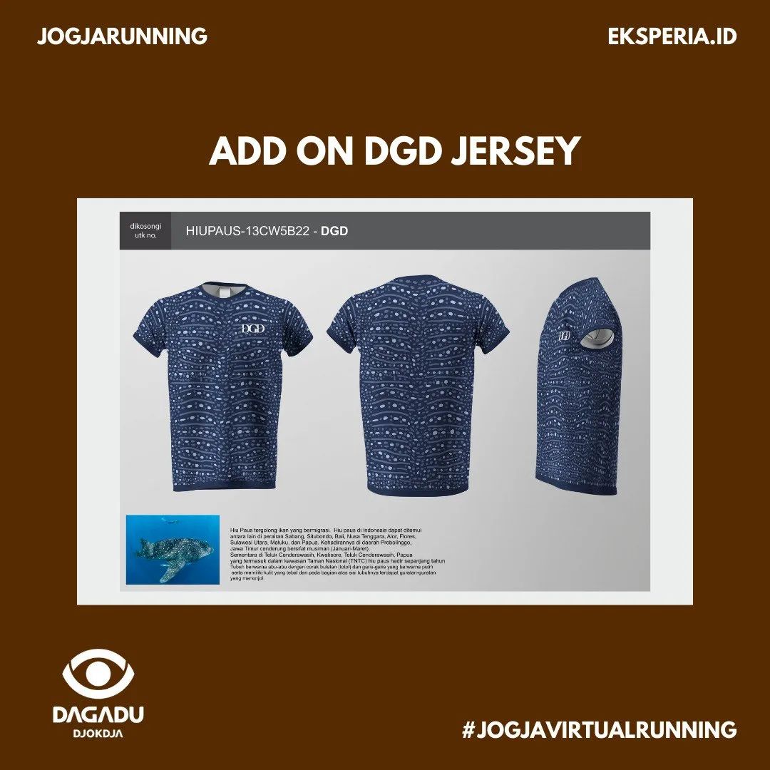 Jersey DGD 👕 Jogja Virtual Running â€¢ 2022