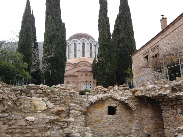 chios island,church,moni monastery,greece,monastery chios