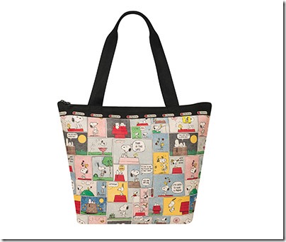 Peanuts X LeSportsac 3247 Hailey Tote 05