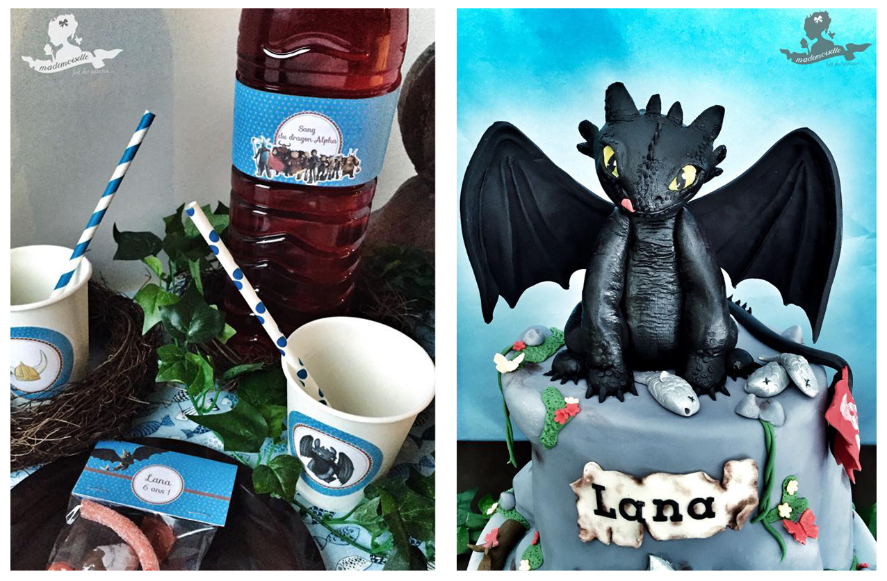 Anniversaire Theme Dragons Le Candy Bar